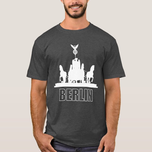 Berlin Deutschland Quadriga Souvenir Geschenk Graf T-Shirt (Vorderseite)