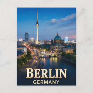 ✈️ Berlin Deutschland Reise Geschenk 🌆 Postkarte
