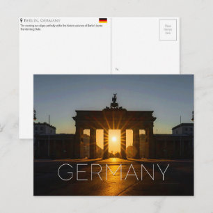 Berlin, Deutschland Reise-Postkarte Postkarte