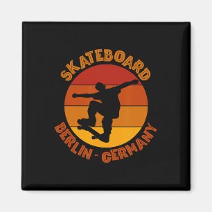 Berlin Deutschland Skateboarder Urne Skateboarding Magnet