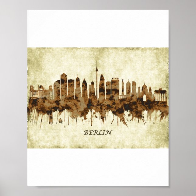 Berlin Deutschland Stadtbild Poster (Vorne)