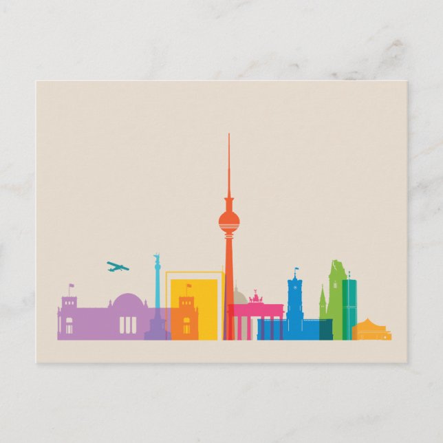 Berlin, Deutschland Stadtbild Postkarte (Vorderseite)