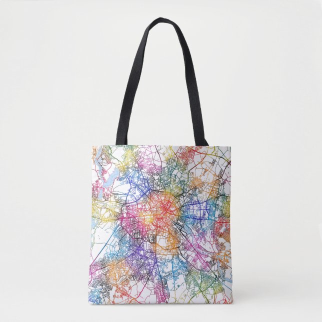 Berlin Deutschland Stadtkarte Tasche (Vorderseite)