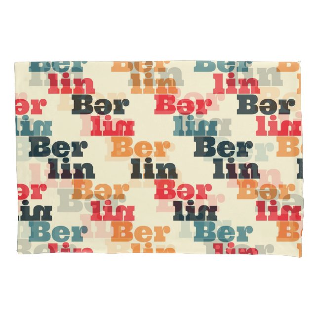 Berlin Digital Creative, Print Pattern. Kissenbezug (Vorderseite)