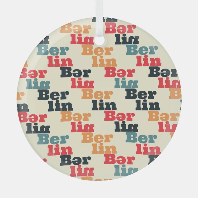 Berlin Digital Creative, Print Pattern. Ornament Aus Glas (Vorderseite)