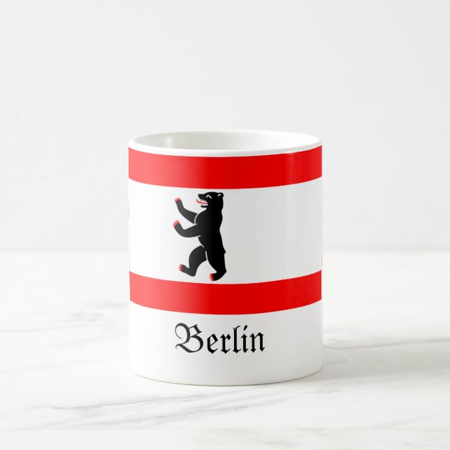 Berlin-Flagge Kaffeetasse (Mittel)