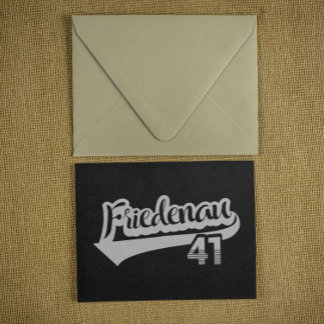 Berlin Friedenau 41 Classic City Number Postkarte