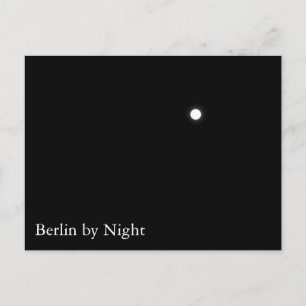 Berlin für Nacht Postkarte