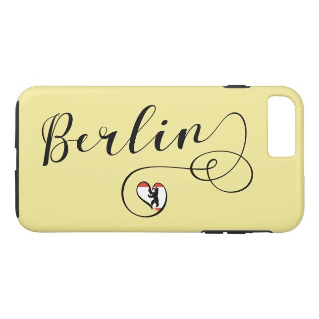 Berlin Heart Cell Phone Case, Deutschland Case-Mate iPhone Hülle (Rückseite (Horizontal))