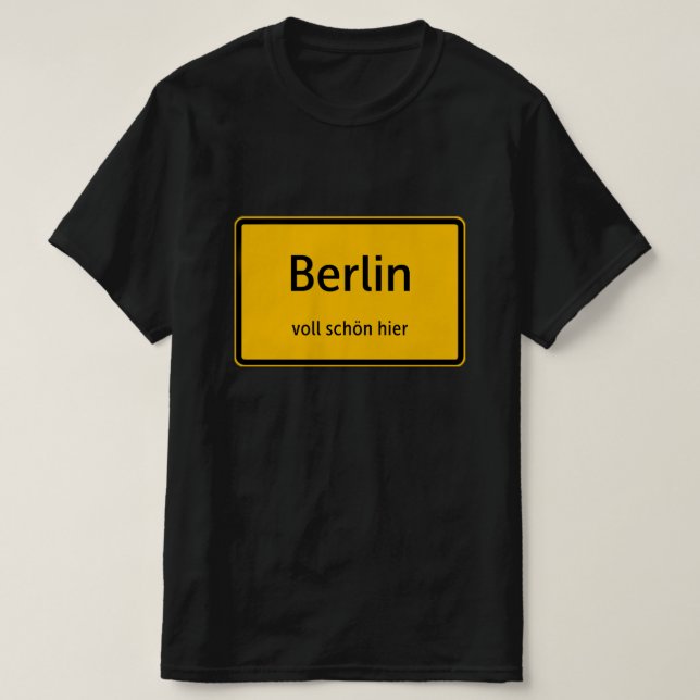 Berlin Herren Männer T-Shirt Tshirt Shirt (Design vorne)