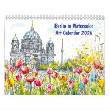 Berlin in Aquarell – Kunstkalender 2026