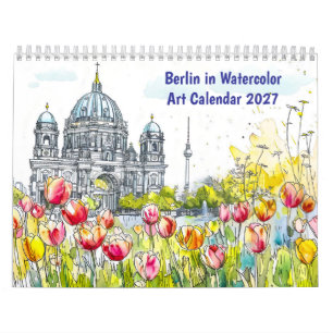 Berlin in Aquarell – Kunstkalender Kalender
