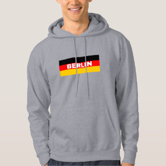 Berlin in den Farben der deutschen Flagge Hoodie