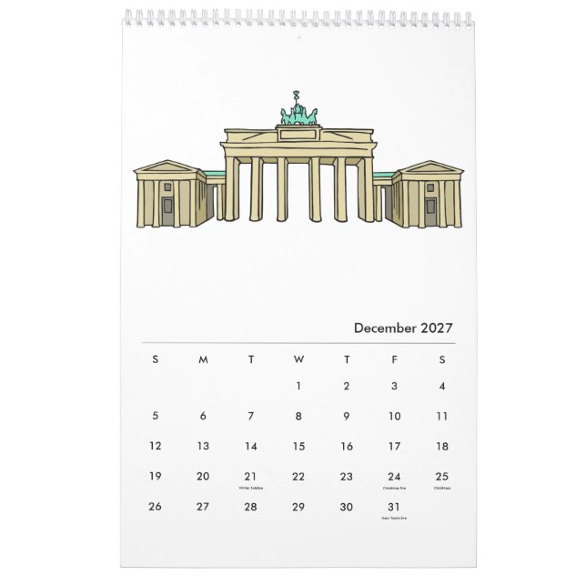 Berlin-Kalender 2017 Kalender (Dez 2027)