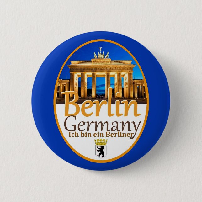 BERLIN-Knopf Button (Vorderseite)