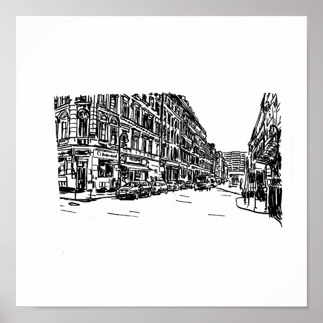 Berlin Kreuzberg Poster (Vorne)