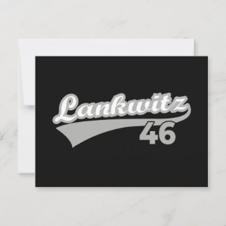 Berlin Lankwitz 46 Classic City Number Postkarte