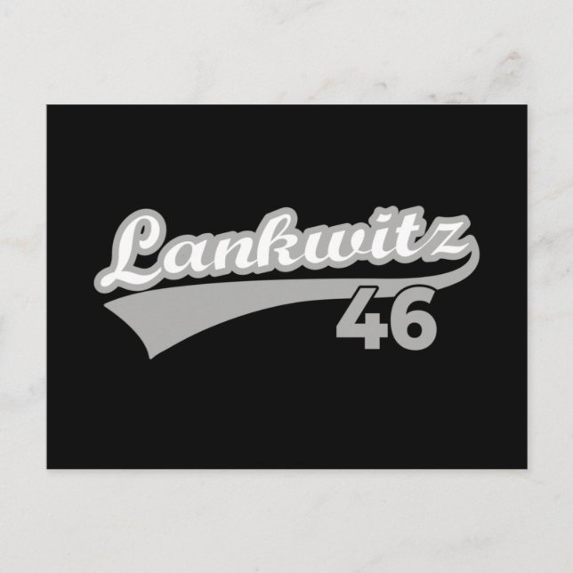 Berlin Lankwitz 46 Classic City Number Postkarte (Vorderseite)