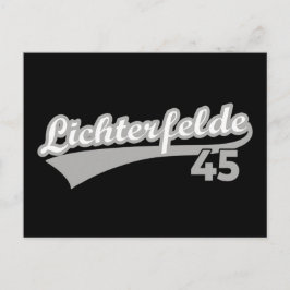 Berlin Lichterfelde 45 Stadt Logo-Nummer Postkarte
