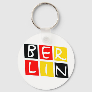 Berlin-Logo auf den Plätzen Schlüsselanhänger