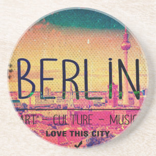 Berlin, Love This City series, circle Untersetzer