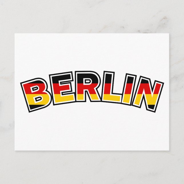 Berlin Postkarte (Vorderseite)