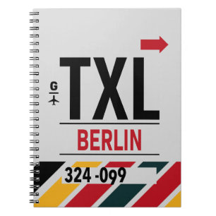Berlin - Reisejournal Notizblock