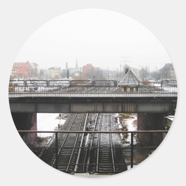 Berlin Runder Aufkleber (Vorderseite)