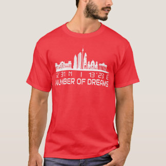 Berlin Skyline GPS koordiniert City Dream City T-Shirt