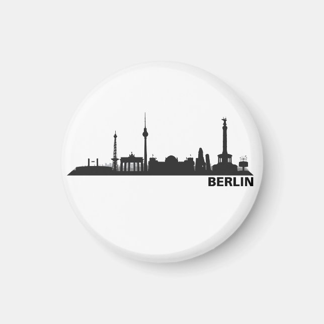 Berlin Skyline Kühlschrank Magnet (Vorne)