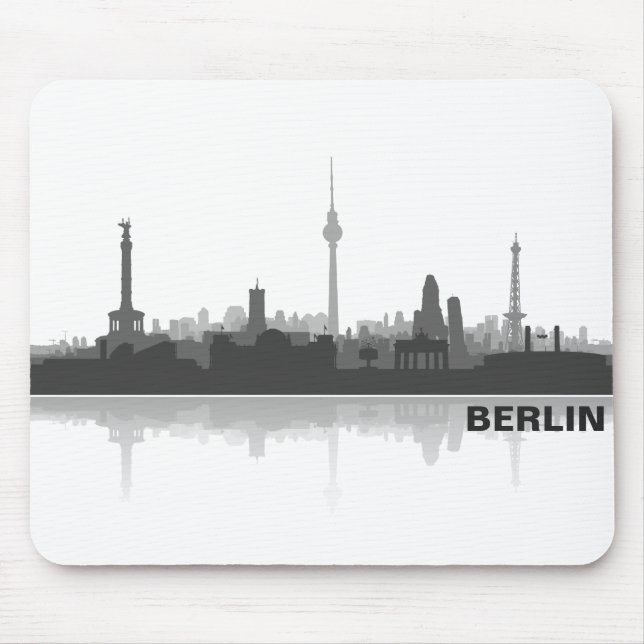 Berlin Skyline Mousepad (Vorne)