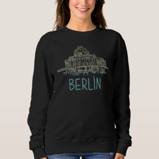 Berlin Stadt Deutschland Souvenirgeschenk für Frau Sweatshirt