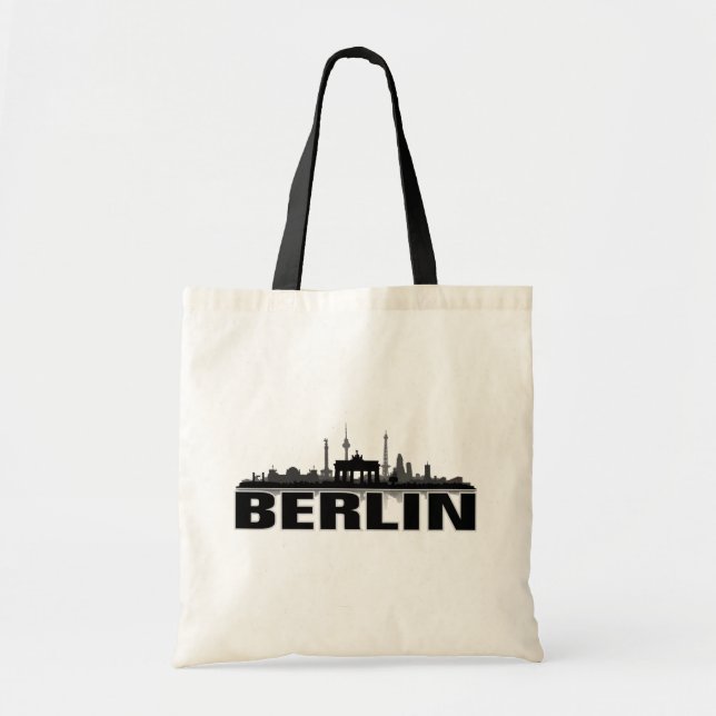 Berlin Stadt Skyline - Geschenkidee Tragetasche (Vorne)