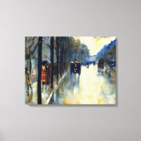 Berlin Street in Late Fall, schöne Kunst