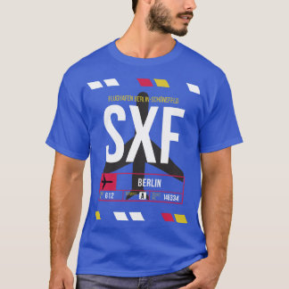Berlin SXF Airport Code Gepäckstück Tag 1 T-Shirt