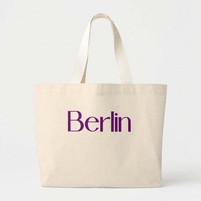 BERLIN T - SHIRT JUMBO STOFFBEUTEL (Vorne)