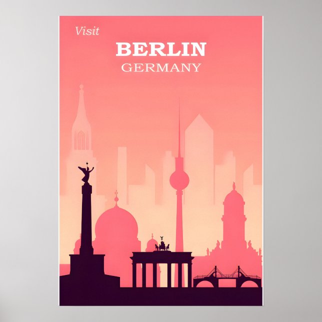 Berlin Travel Poster (Vorne)