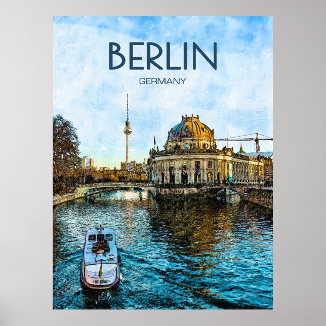 Berlin Travel Poster (Vorne)