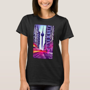 Berlin TV Tower Berlin City Street Sight Sehenswür T-Shirt