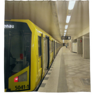 Berlin U-Bahn Duschvorhang