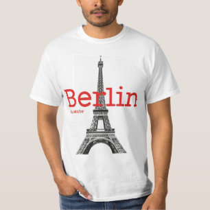 Berlin u. Eiffelturm mstake T-Shirt