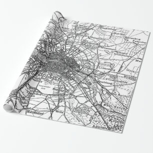 Berlin und Umgebung Karte(1911) Geschenkpapier