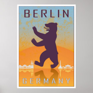 Berlin vintage Plakat