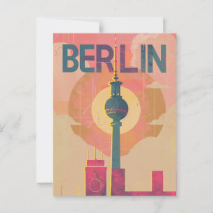 Berlin Vintage Postkarte