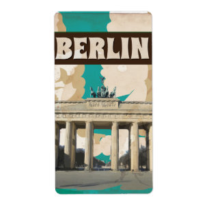 Berlin Vintage Travel Poster