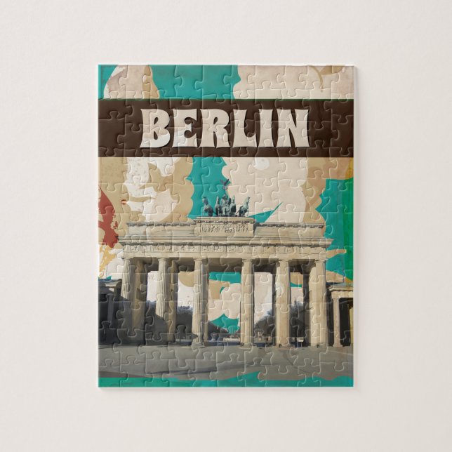 Berlin Vintage Travel Poster (Vertikal)