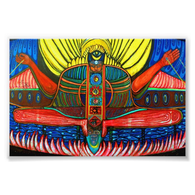 Berlin Wall Graffiti Artwork Street Art Deutschlan Fotodruck (Vorne)