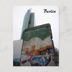 Berlin wall potsdamerplatz postkarte