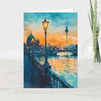 Berlin Wasserfarbe 4 Karte