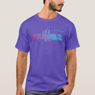 Berlin Wasserfarbe Skyline T-Shirt